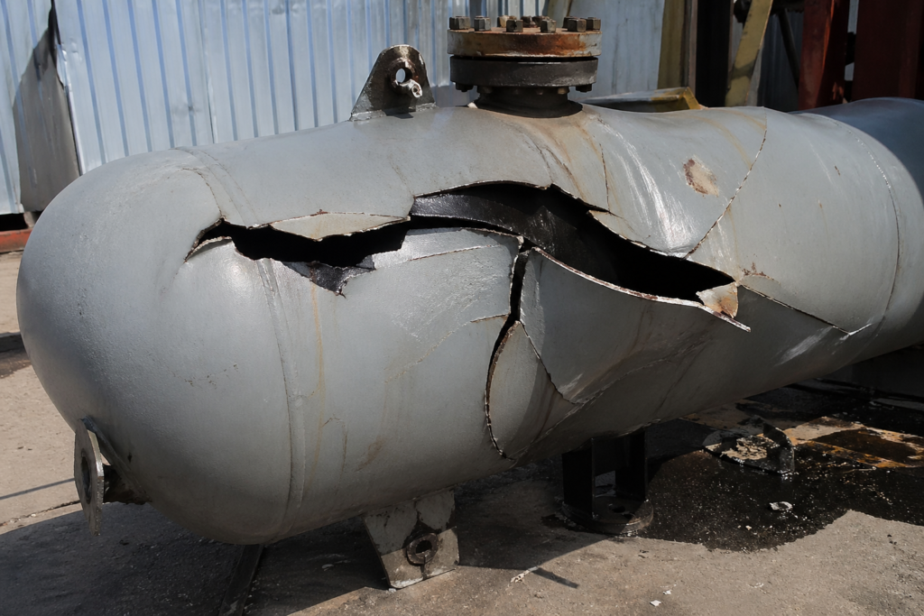 Recipiente Sujeto a Presión Fracturado